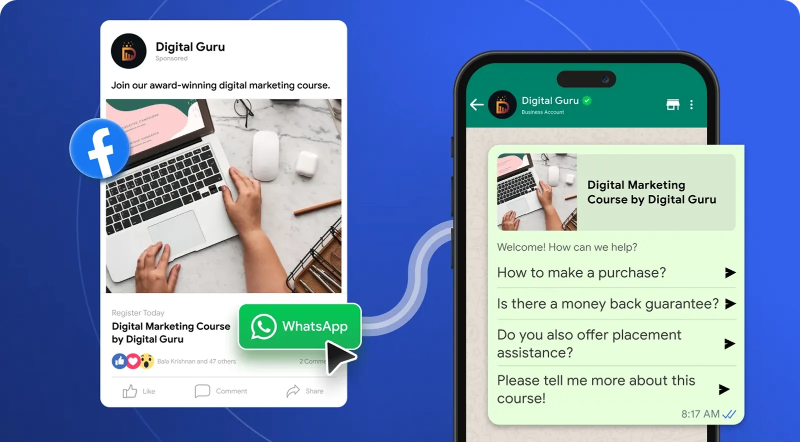 WhatsApp bulk messaging software dashboard